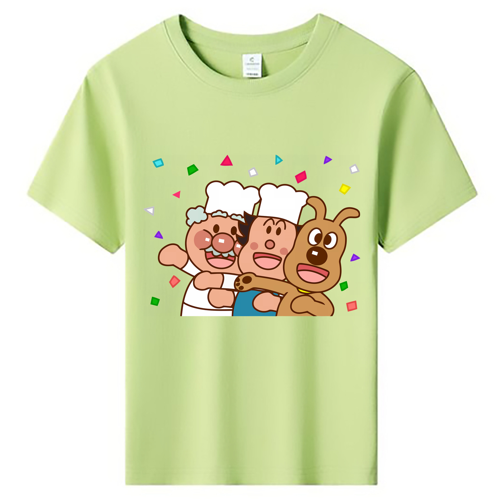 （画像用） アンパンマン Anpanman 綿100％キッズTシャツ（フロントプリント）